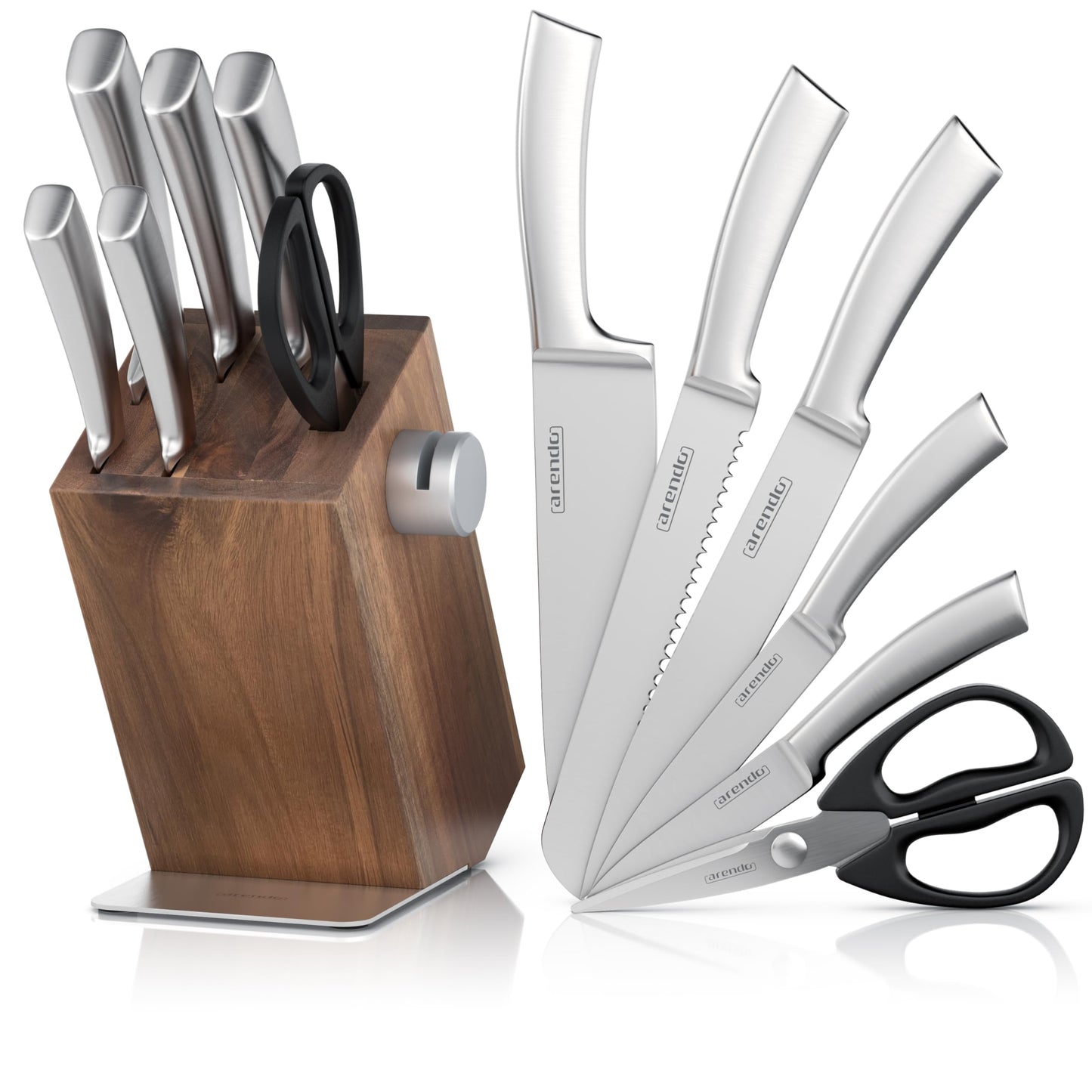 Messerblockset mit Messerschärfer