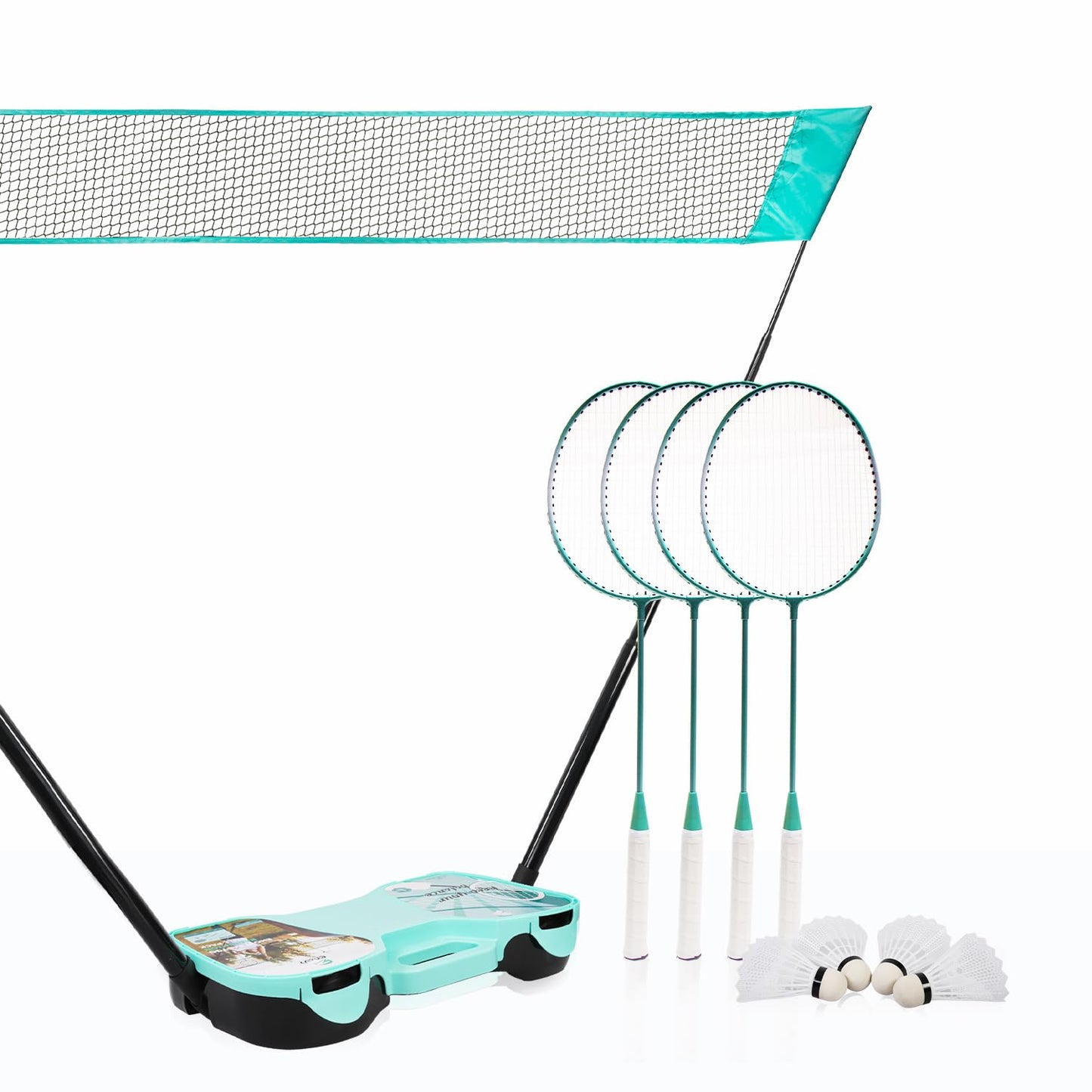 EasyGo Federball-Set mit 4 Schläger und Netz