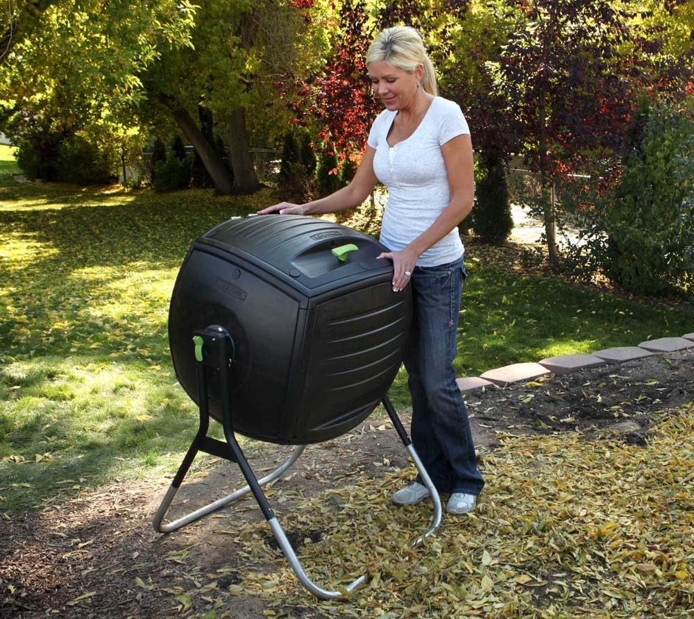 Drehbarer Trommelkomposter, 50 gallon (189 L)