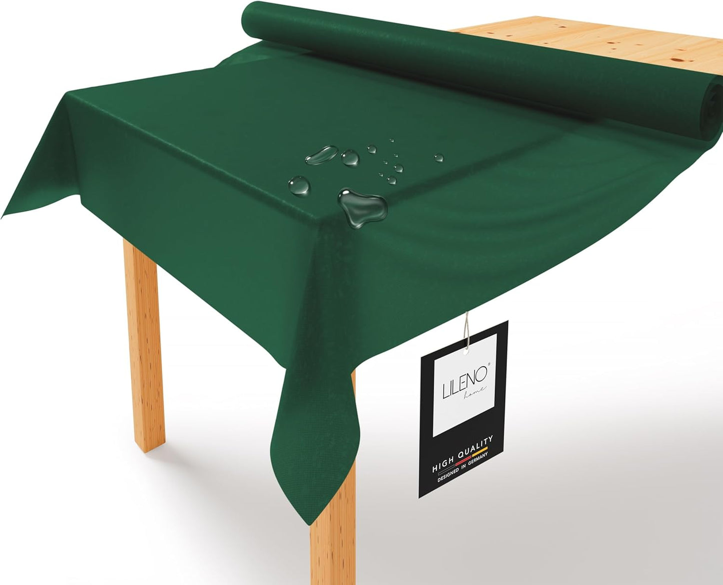 Abwaschbare Tischdeckenrolle, 2500 x 110 cm (Rechteckig) Grün