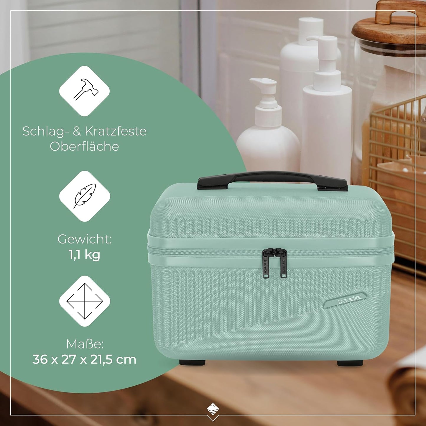 Bali, Mint / Beautycase