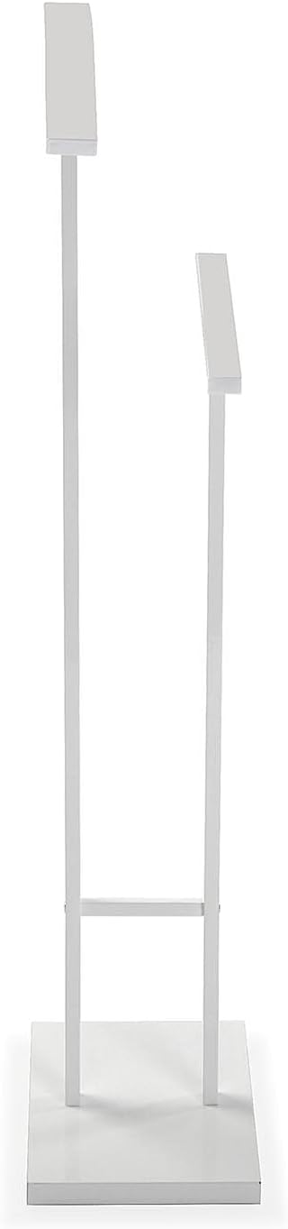 Lund - Moderner Herrendiener mit 2 Haken, Weiss