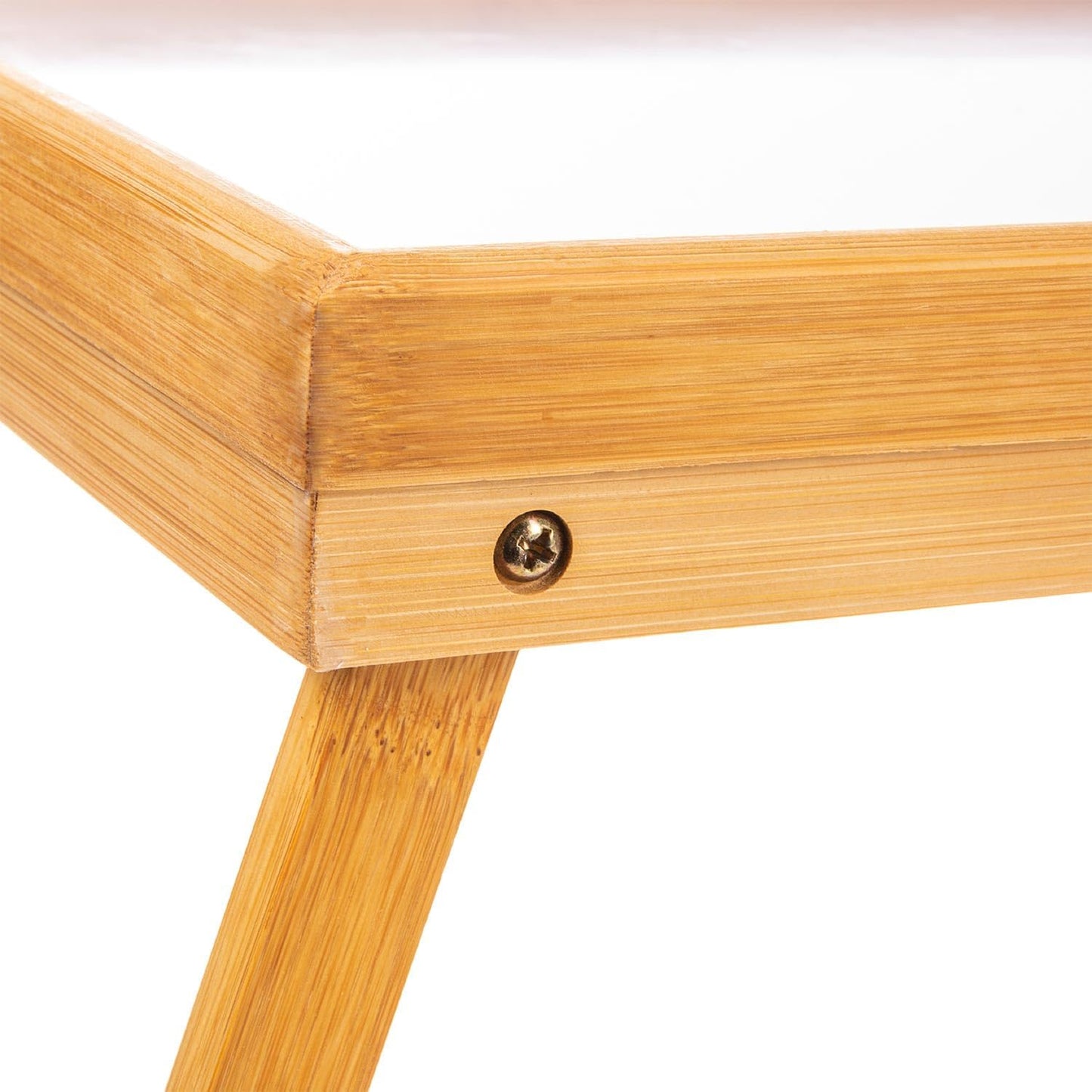 Frühstückstablett mit klappbaren Beinen, Holz