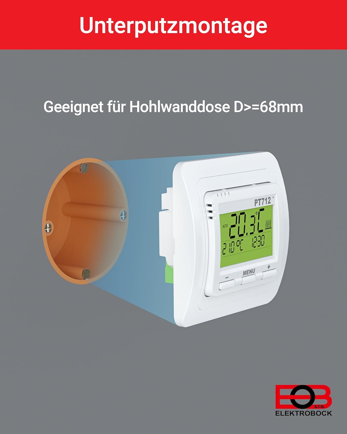 Digitaler Raumthermostat PT712
