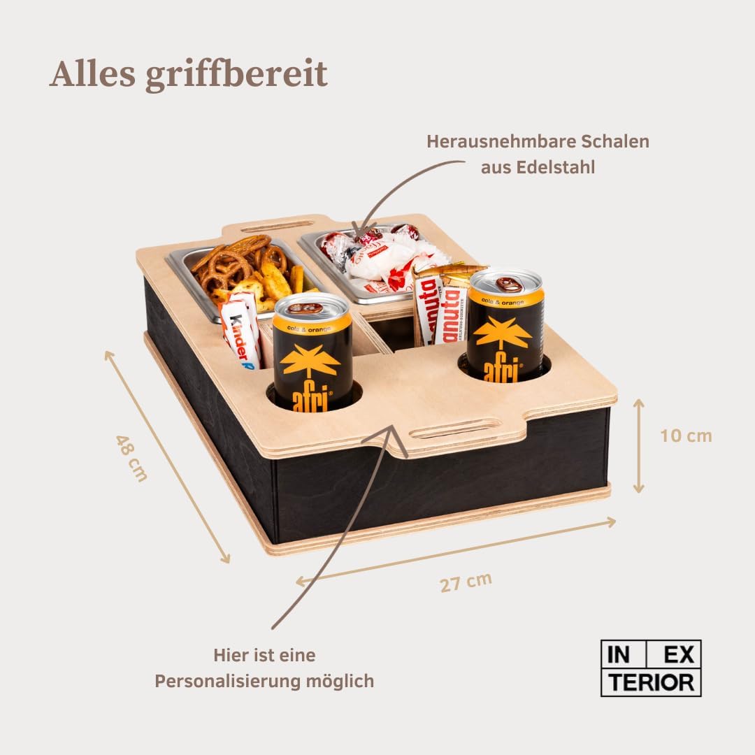 CouchBar, nicht personalisiert Natur-schwarz