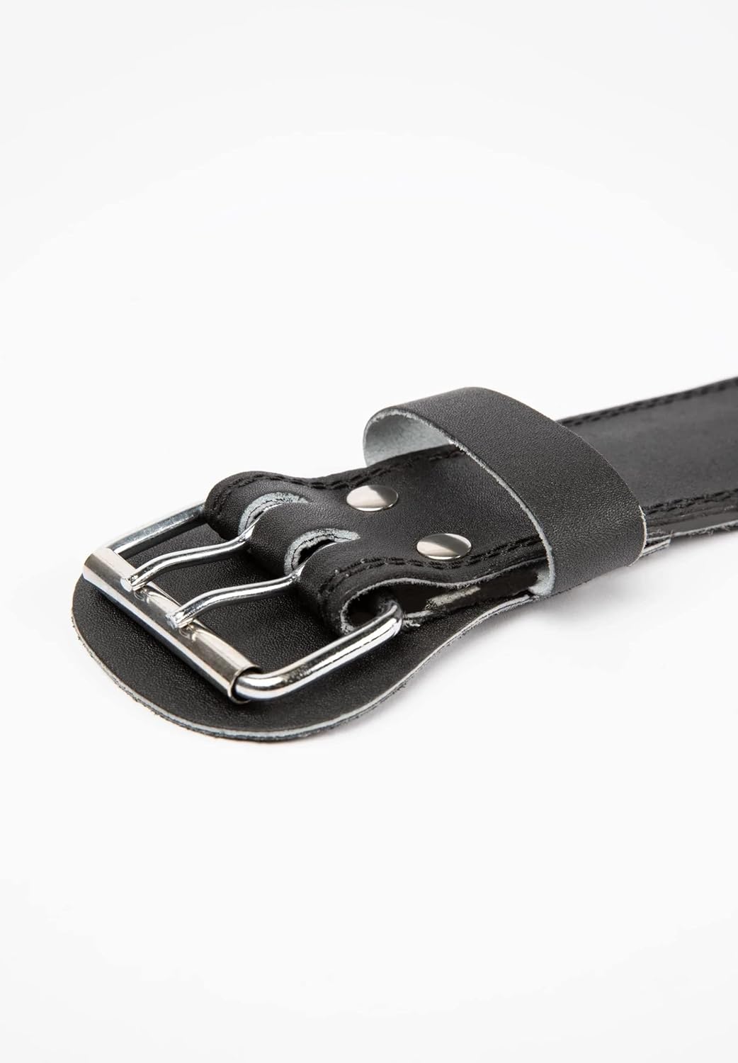 Gepolsterter Leder-Hebegürtel für Krafttraining, XXL-3XL Schwarz