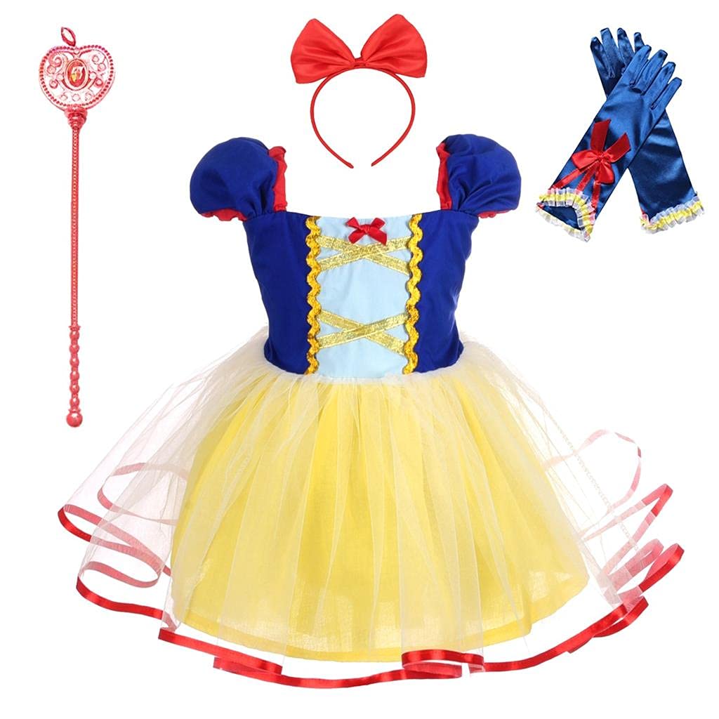 Schneewittchen Kostüm-Set, Tüll - Schneewittchen (mit Zubehör) 6-12 Monate