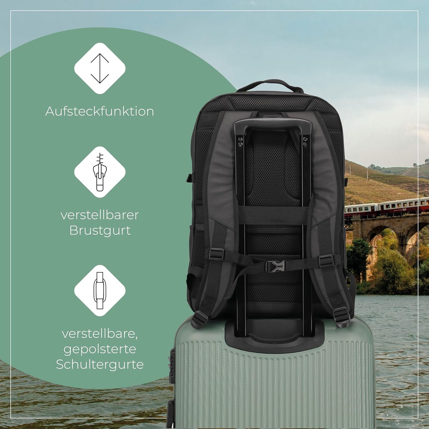 Rucksack Basics, Schwarz
