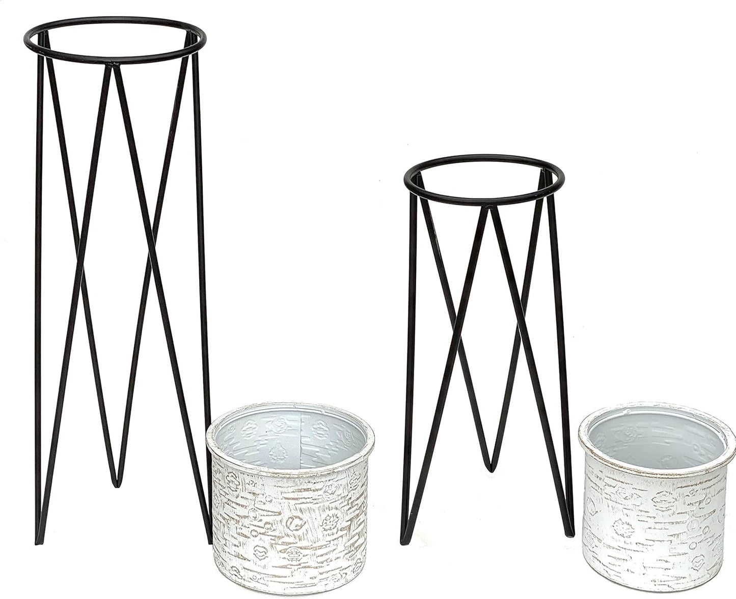 2-teiliges Blumenhocker-Set mit Topf 96043