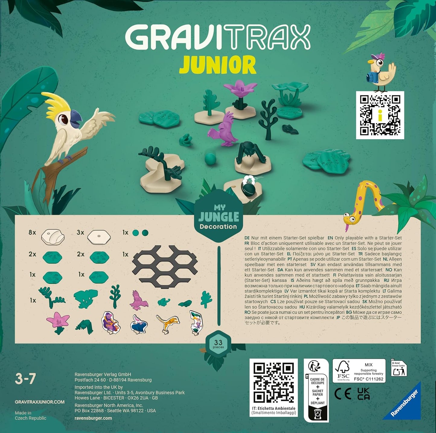 GraviTrax Junior Erweiterung Jungle Set