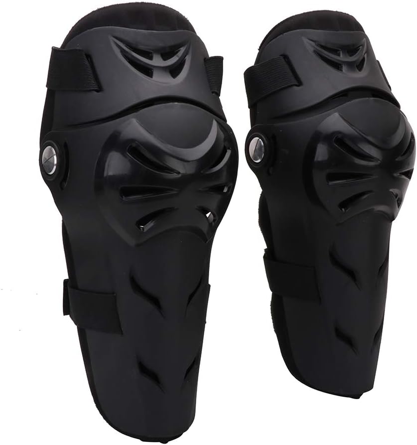 Motorrad Knieschoner & Ellenbogenschoner Set (4-teilig), Schwarz