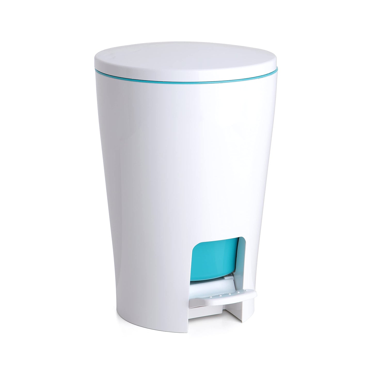 Badezimmereimer mit Pedal, Türkis 5L