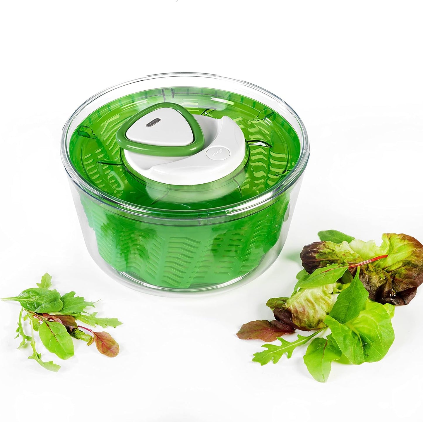 Easy Spin 2 Salatschleuder mit Aquavent Technologie, Grün / Acryl, Gross, Easy Spin 2