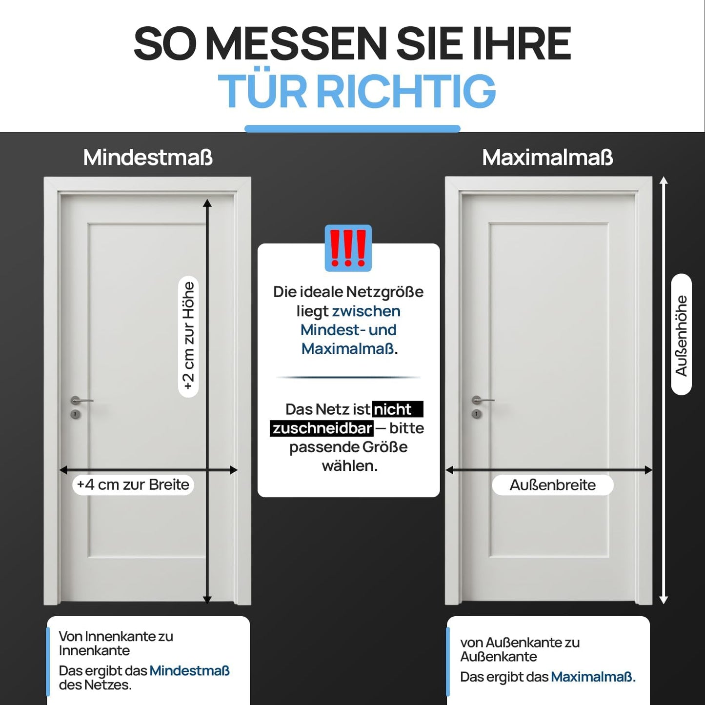 Magnetisches Fliegengitter für Balkontür, 75 x 200 cm, 75 x 200