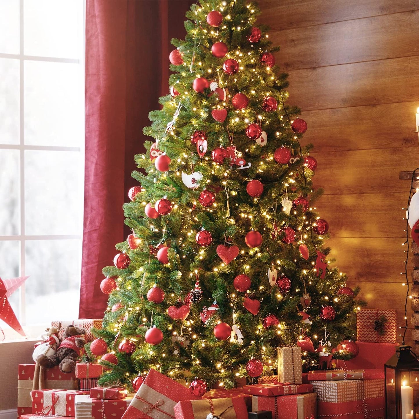 3m Christbaumbeleuchtung mit Fernbedienung, 3m 31V