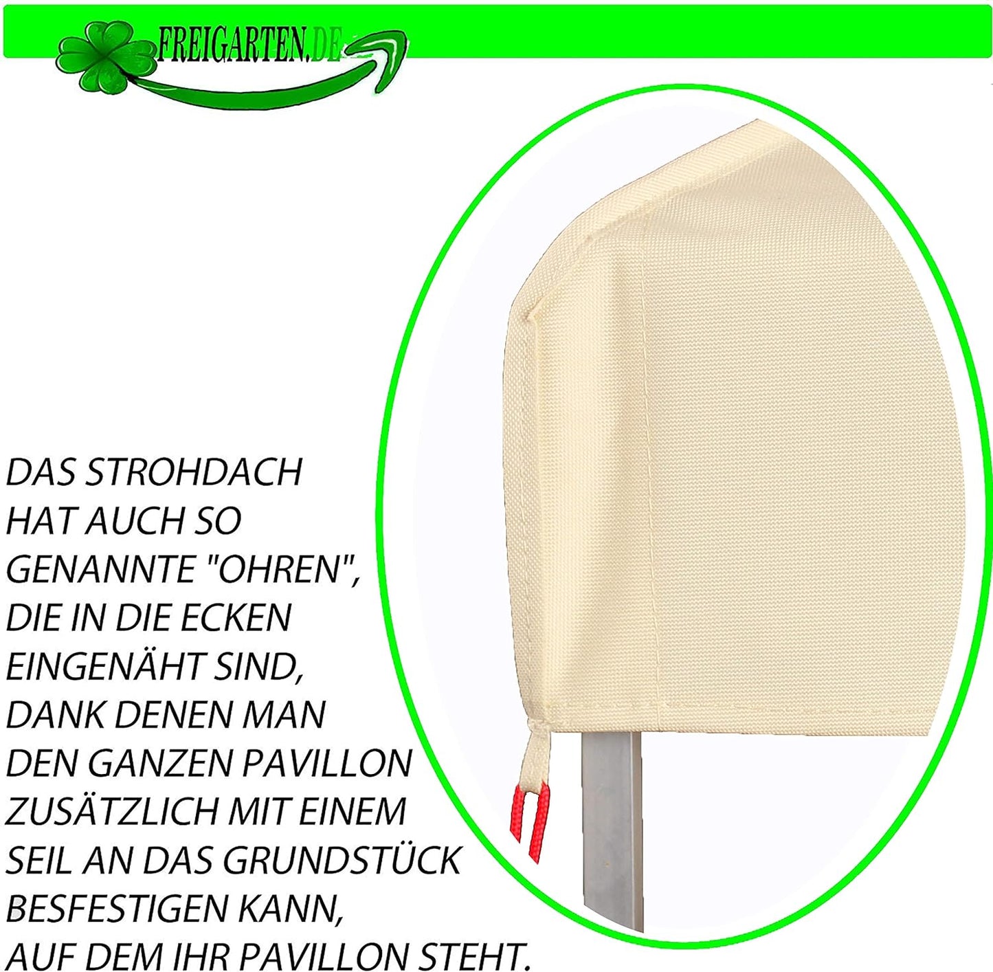 Ersatzdach für Pavillon, Beige