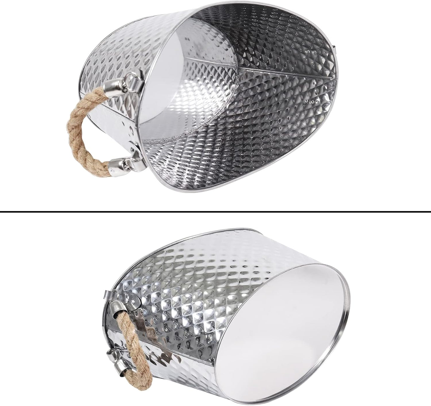 Eiskübel mit Griffen, Silber02