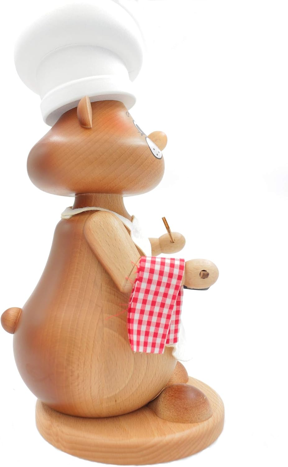 Räucherfigur Hamster "Koch", Cook