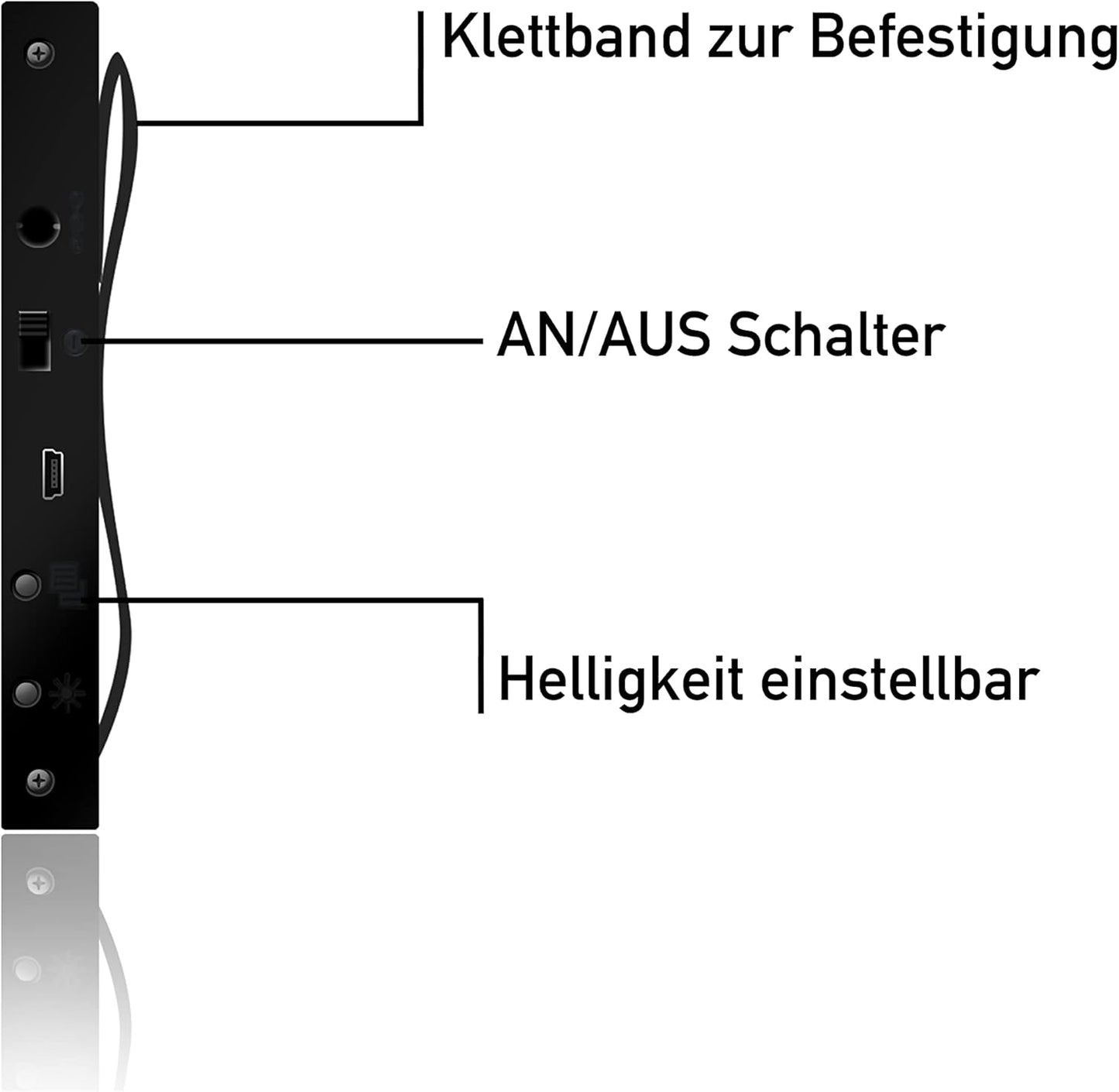 LED Frontwarnsystem mit App-Steuerung, LED Einsatzschild