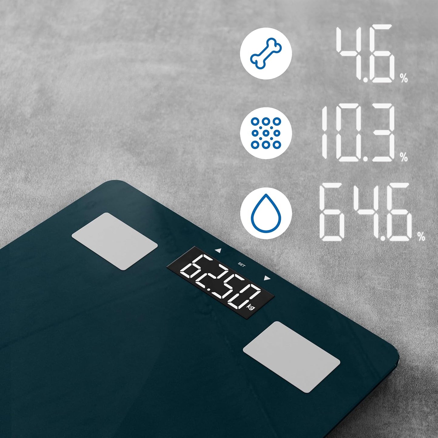 Digitale Personenwaage BR2600 Blau 180 kg