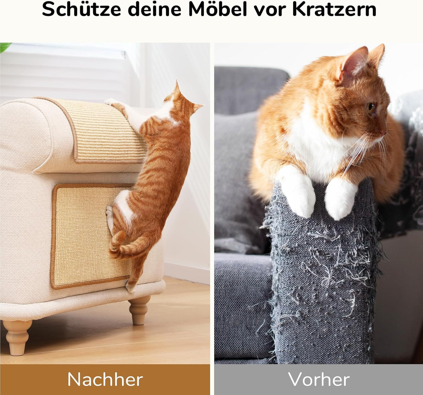 Kratzmatten-Set, 2 Stück, 50 x 30 cm, 50 x 30 cm（2er set）