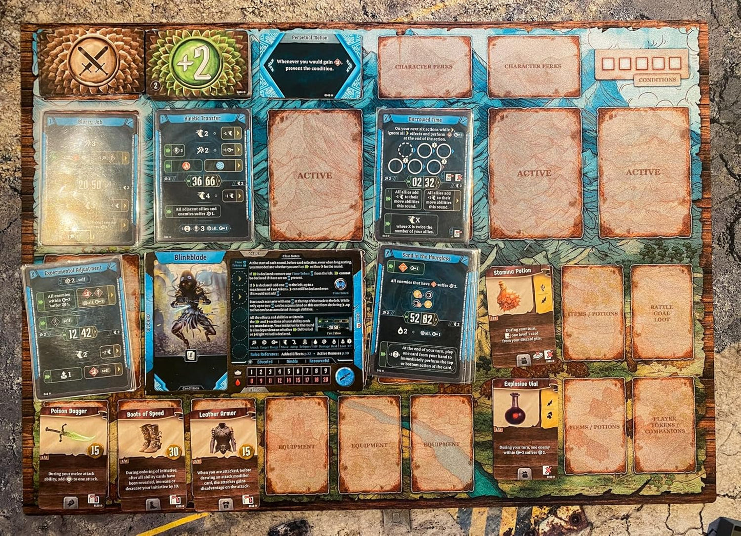 Spielmatte für Gloomhaven/Frosthaven