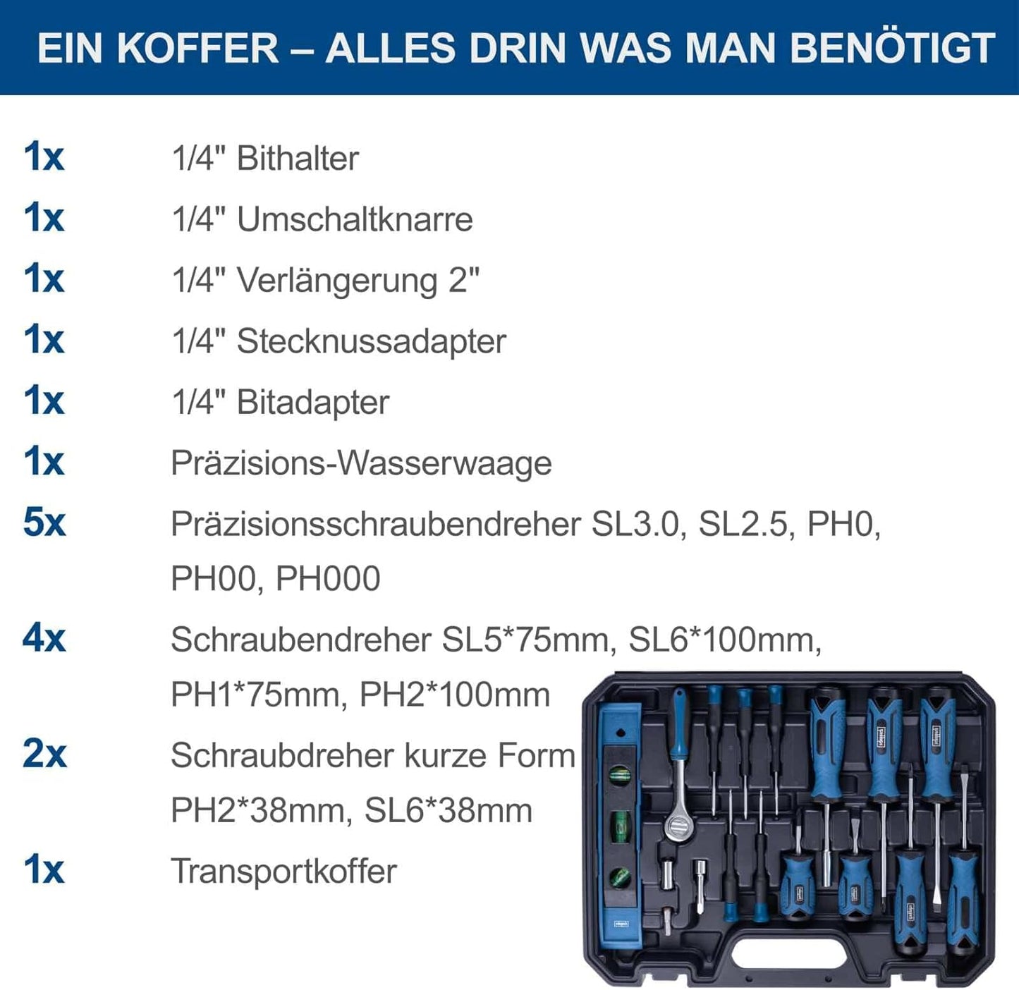 88-teiliges Werkzeugkoffer-Set TB90, TB90