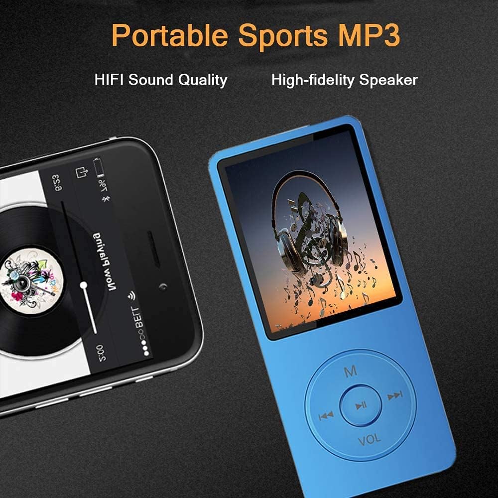 MP3-Player mit Lautsprecher, Blau
