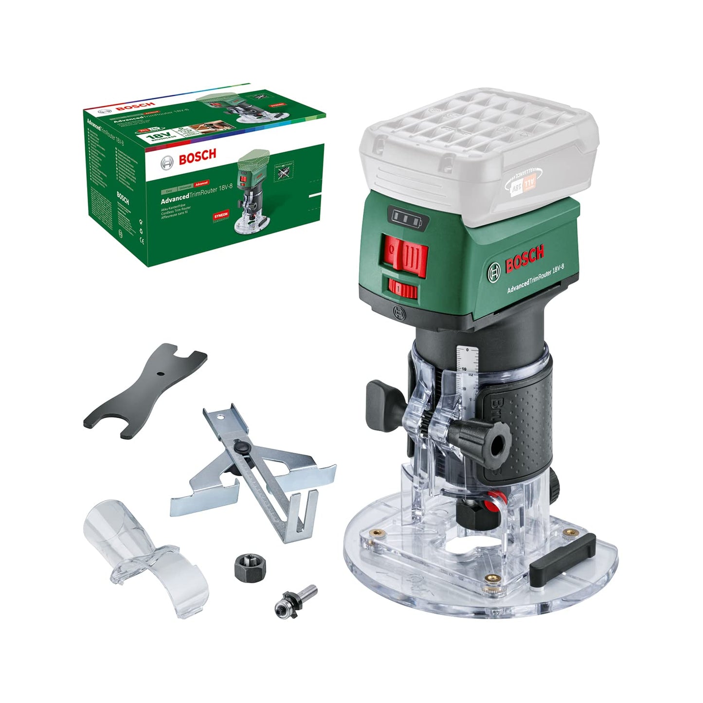 Akku-Oberfräse AdvancedTrimRouter 18V-8, ohne Akku