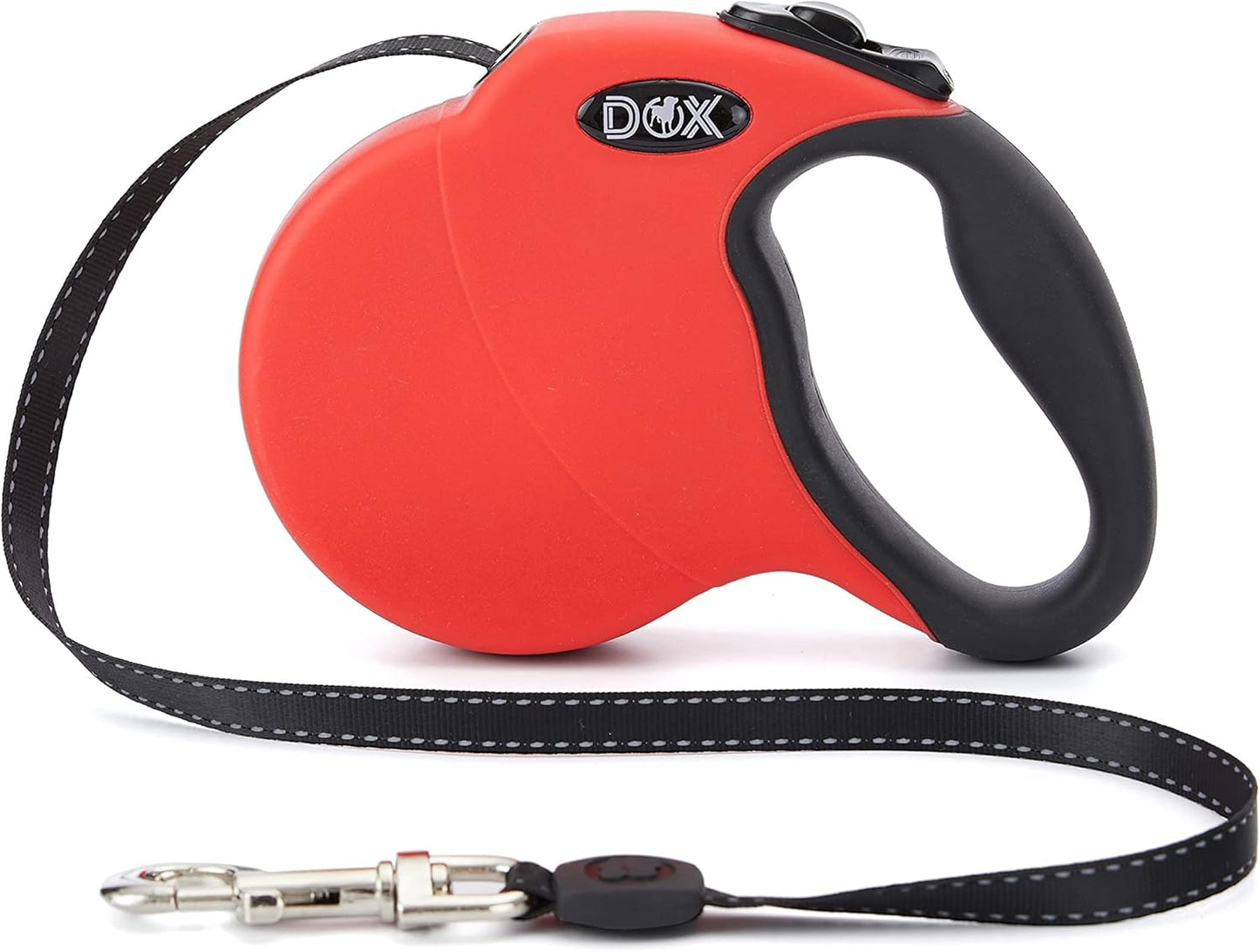 Ausziehbare Hundeleine mit Break & Lock System, S | 4 m | bis 10 kg Rot