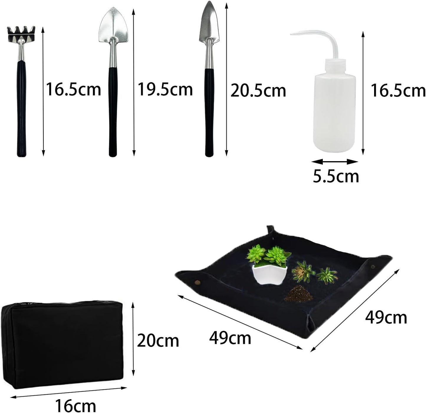 15-teiliges Bonsai Werkzeug Set