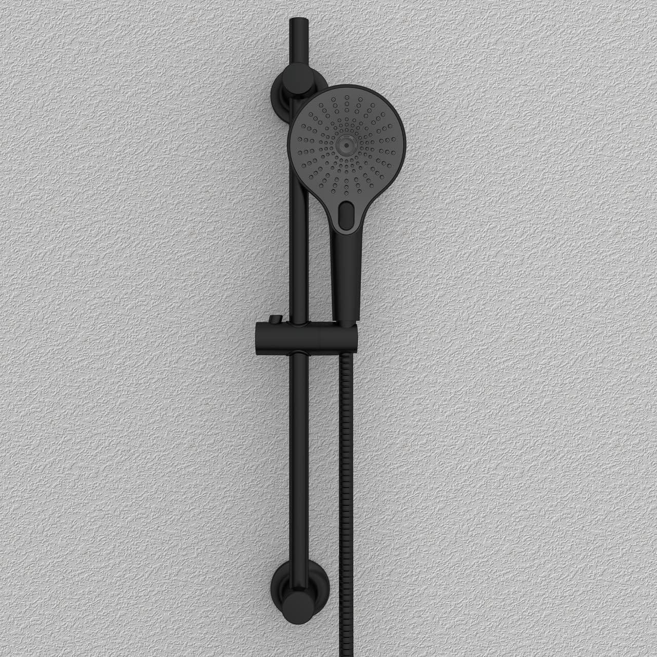 Brausestange, Schwarz