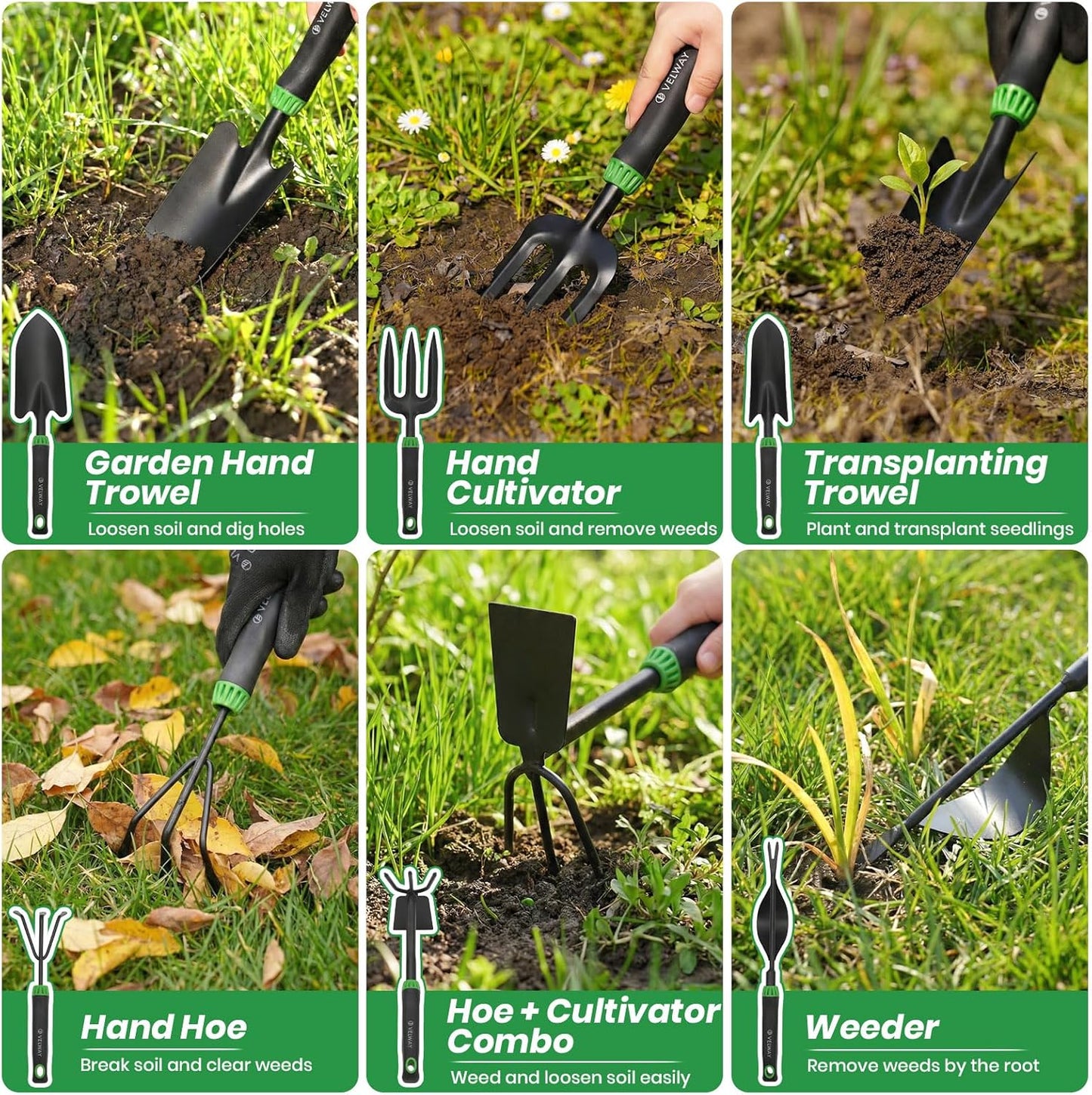 11-teiliges Gartenwerkzeug-Set