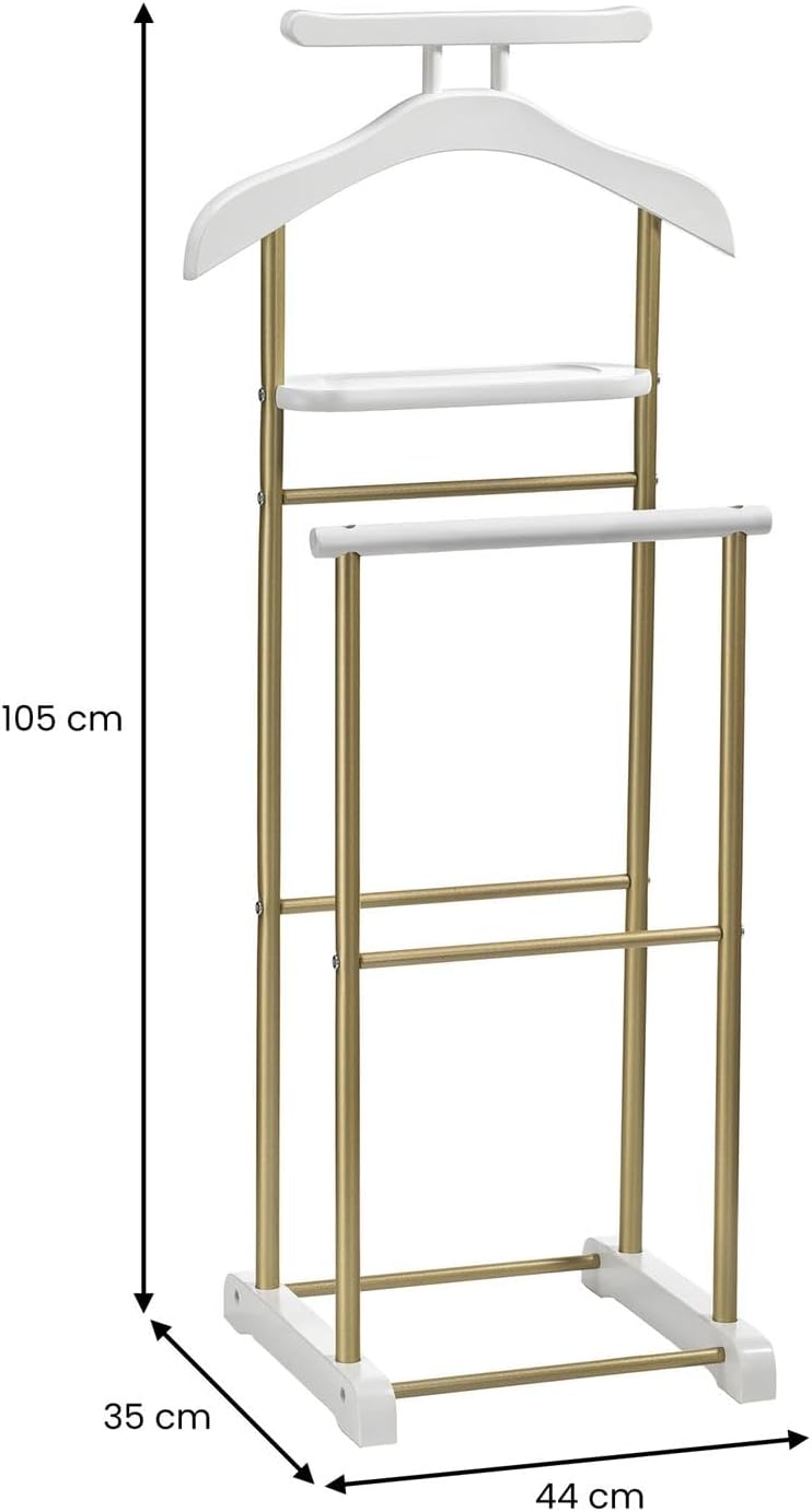 Herrendiener Medina, Weiss/Gold