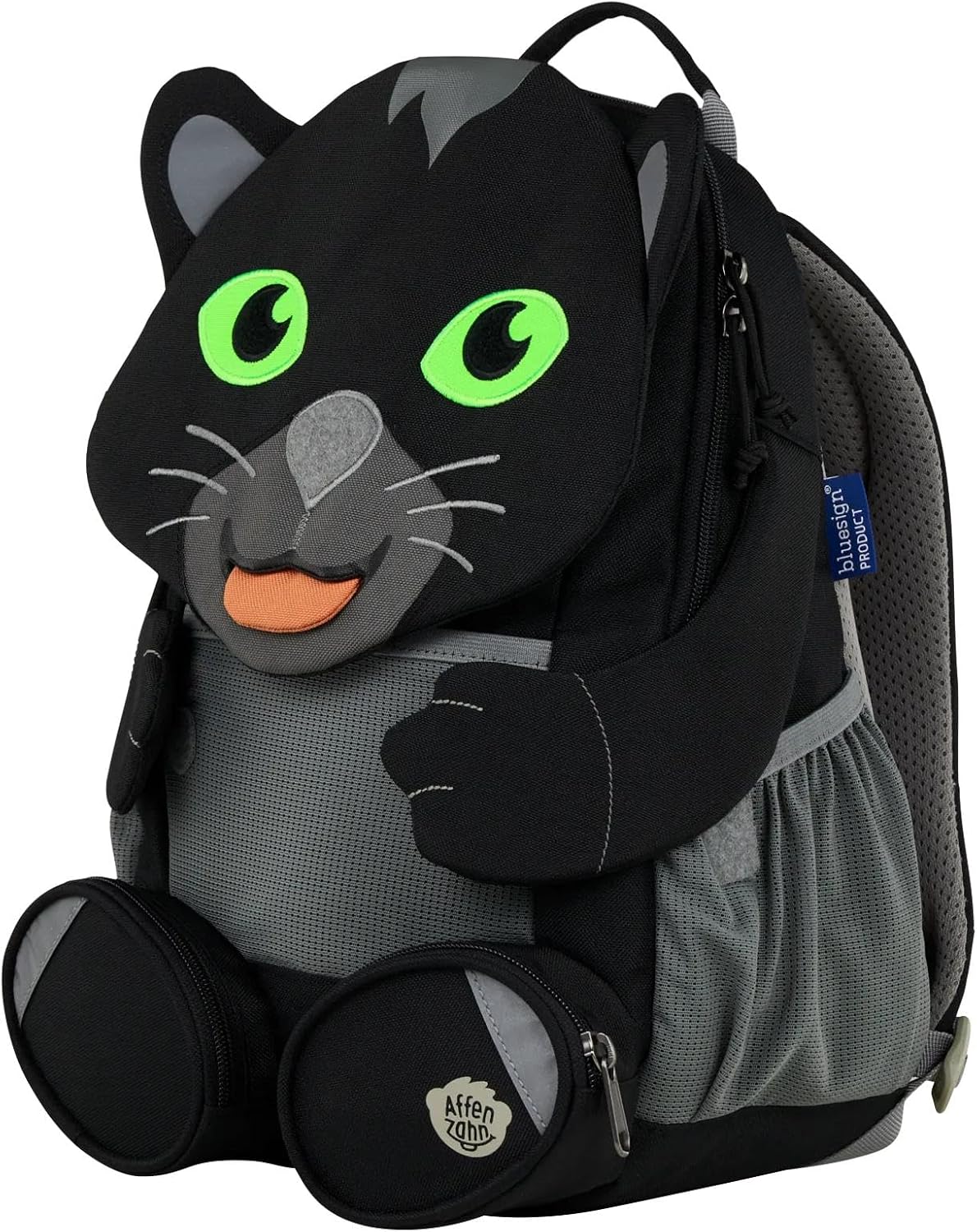 Kinderrucksack Grosser Freund, 8 L Panther - Schwarz