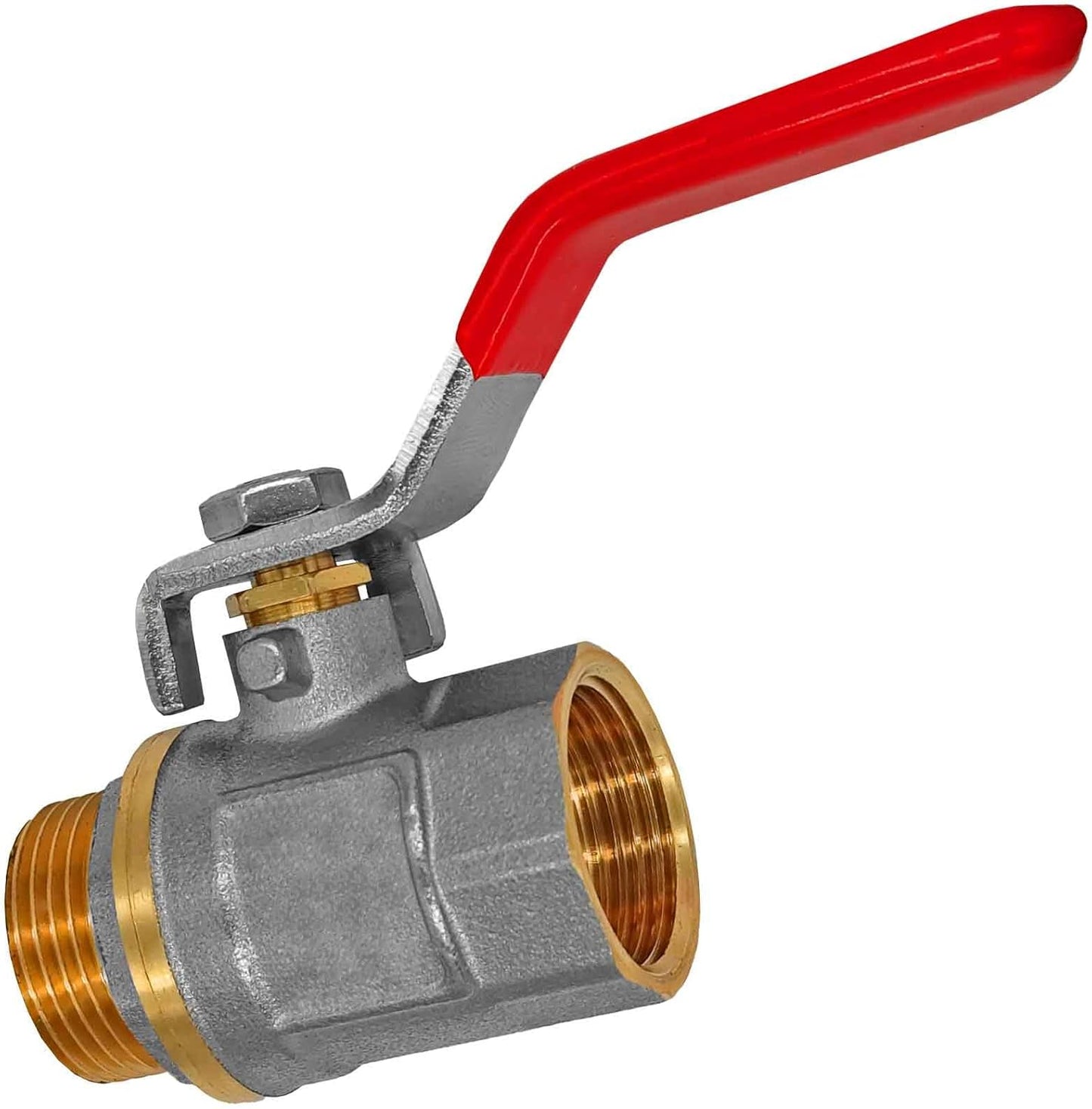 IBC Adapter-Set mit Kugelhahn und Schnellkupplung, 1) Kappe + Hahn + Kupplung für GEKA