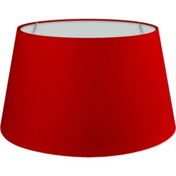 Lampenschirm, 35 cm, Rot XXL = ØU: 35cm | ØO: 27cm | H: 20cm