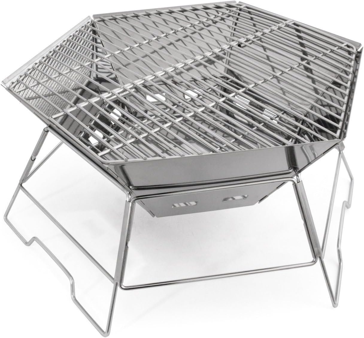Hexagon Grill- und Feuerschale