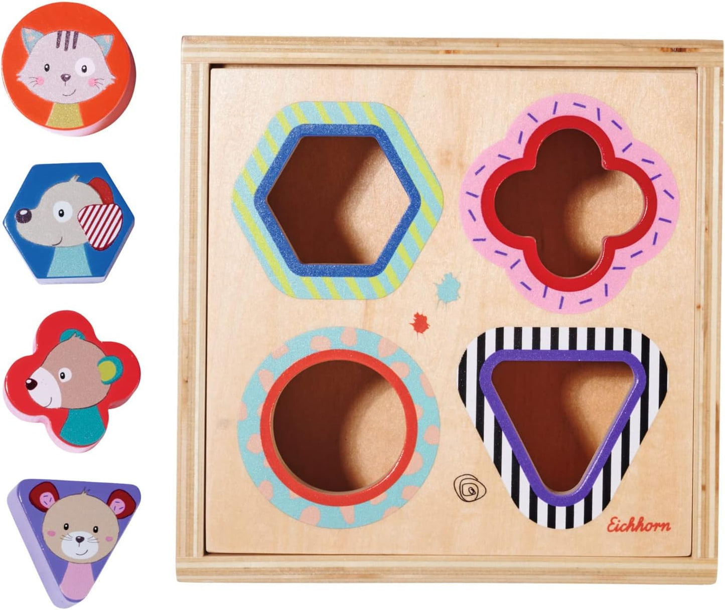 Steckbox Friends Holzspielzeug (5-teilig)