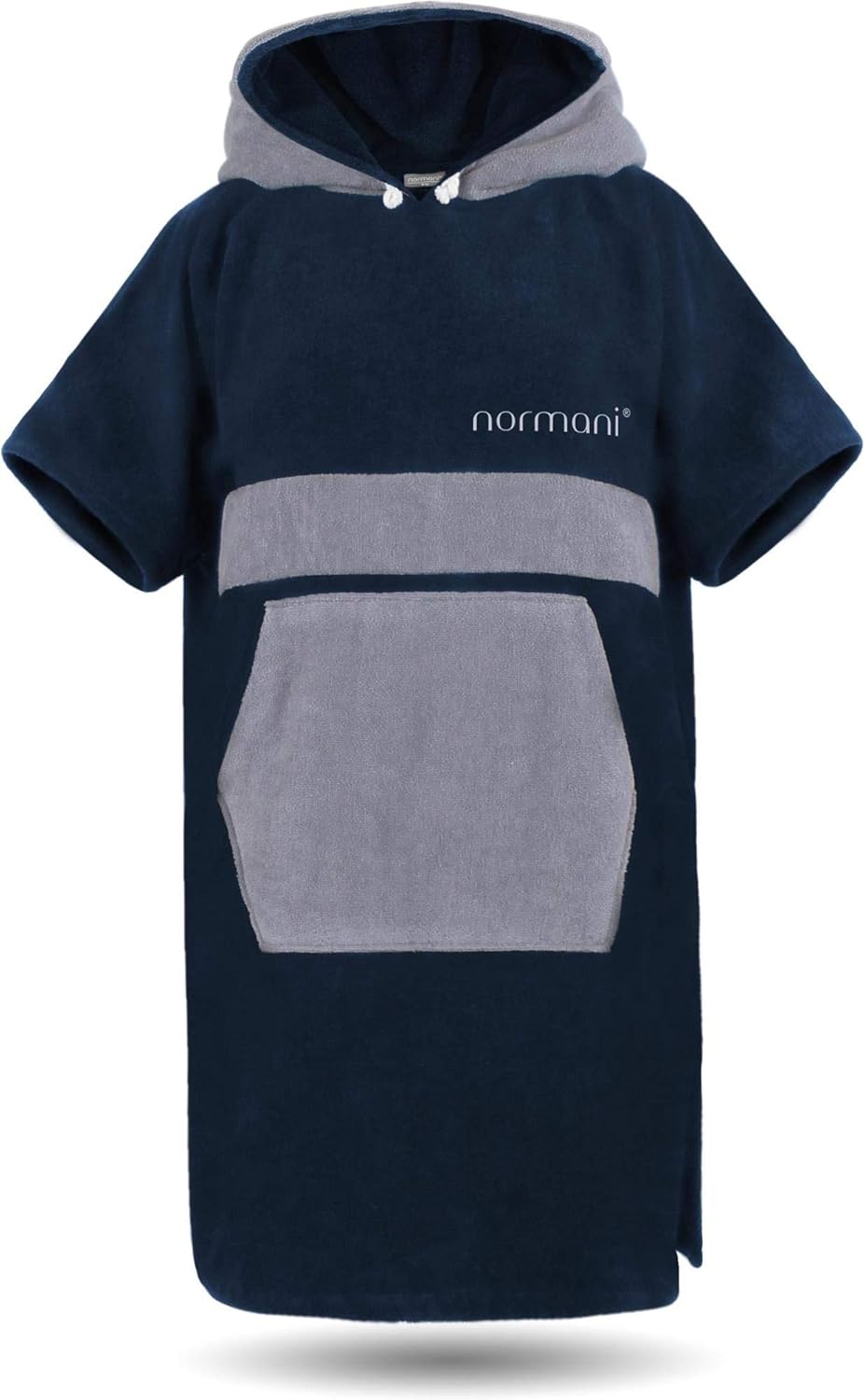 Surferponcho, Navy/Grau S-M