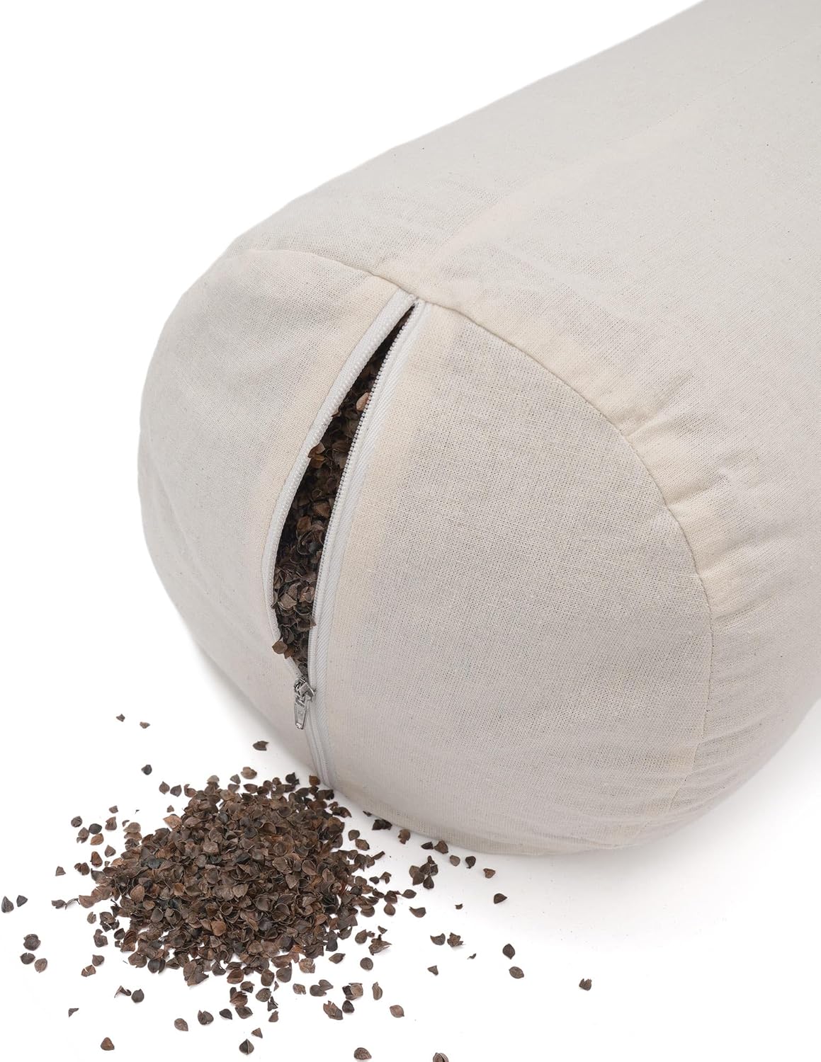 Yogabolster mit Buchweizenschalen, anthrazit
