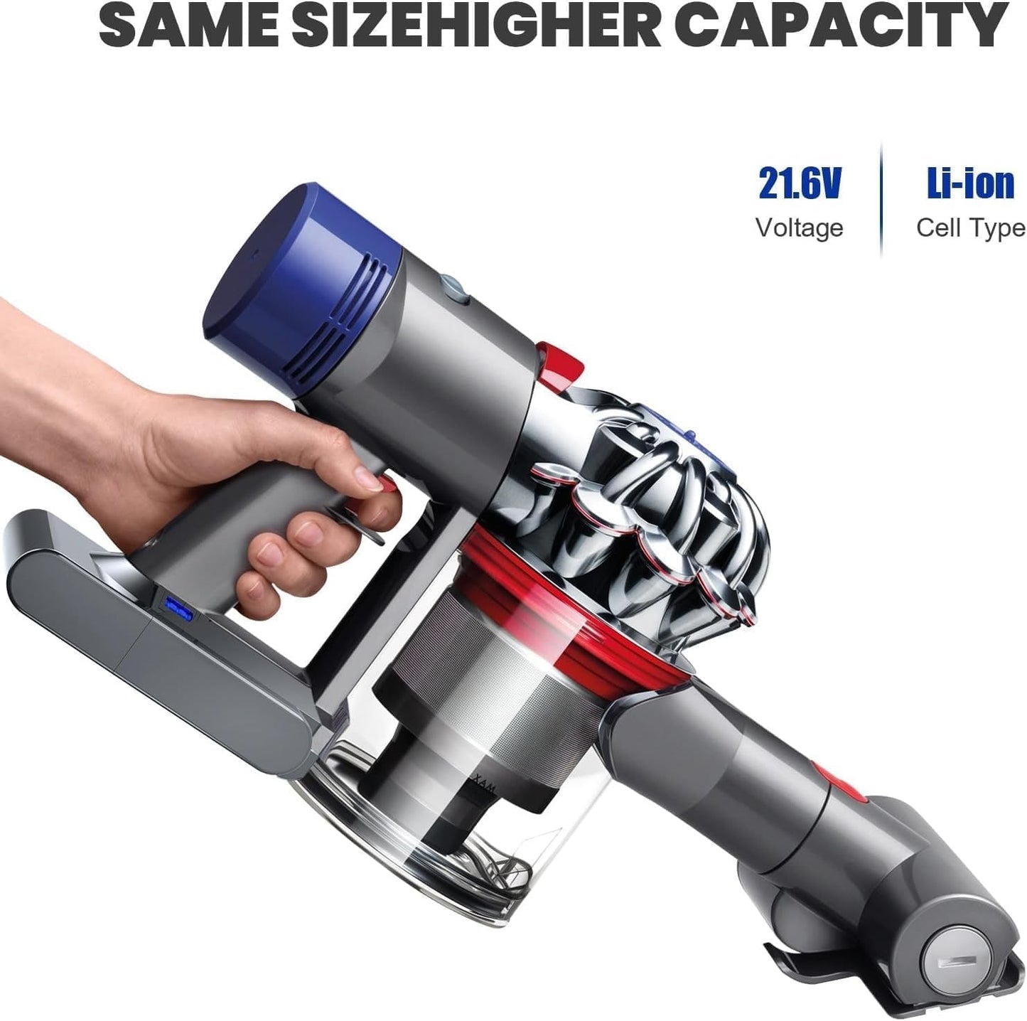 Ersatzakku für Dyson V8 Staubsauger,  inkl. Zubehör, Akku V8 Zubehör