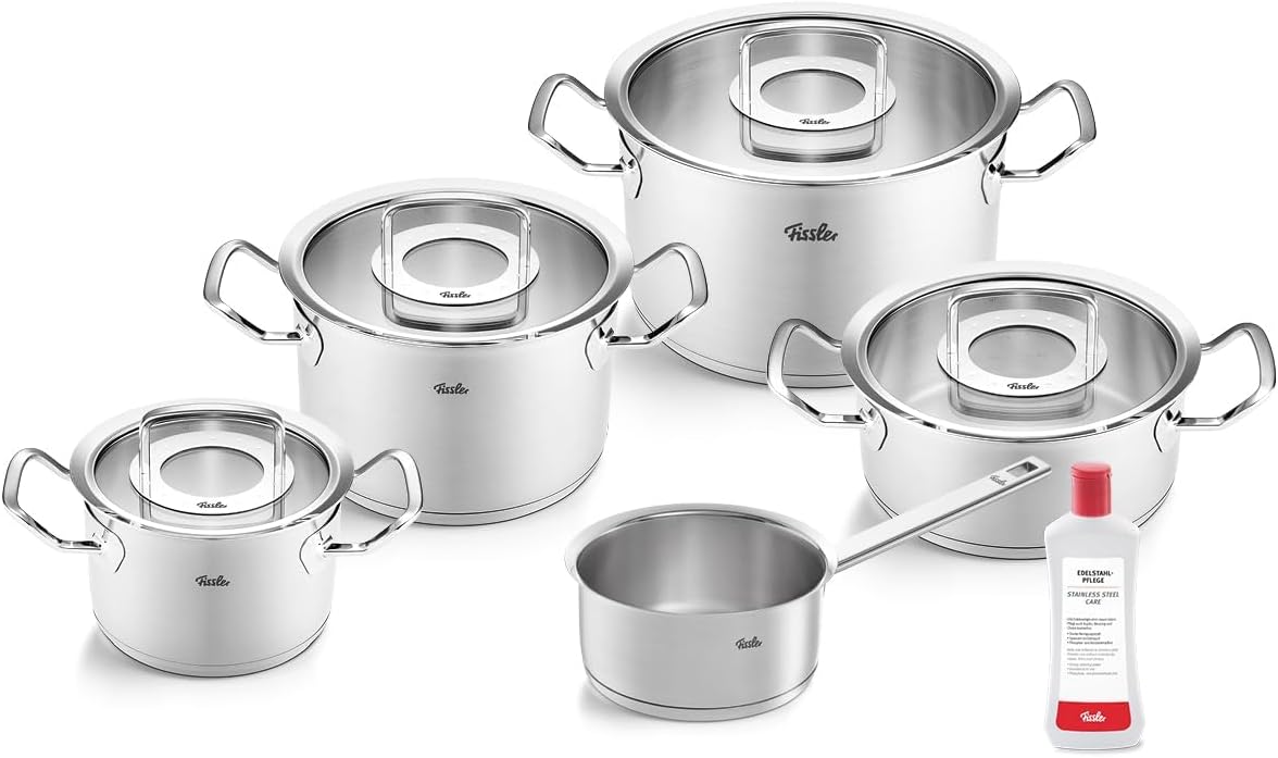 Original-Profi Edelstahl-Kochtopfset (5-teilig)