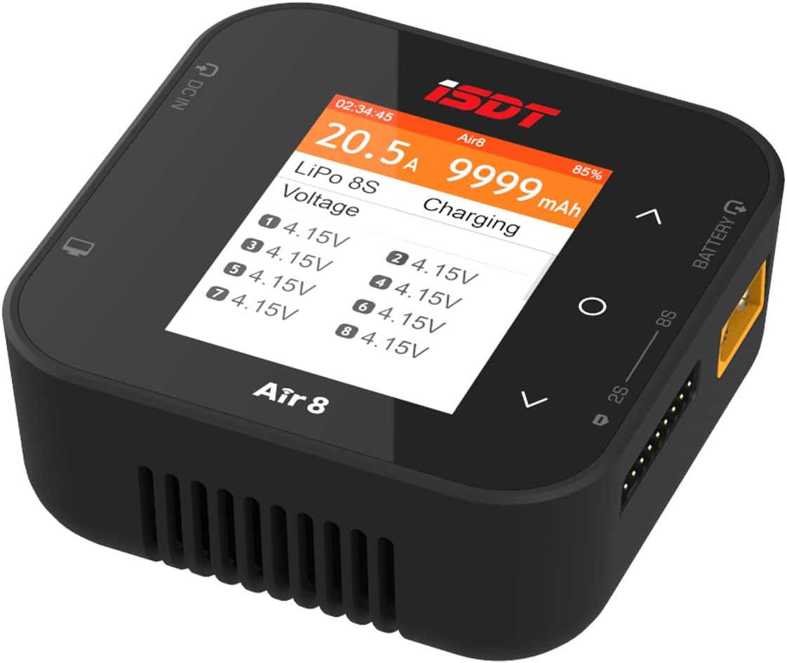 Digitales Lipo Akku Ladegerät AIR8, 500W 20A