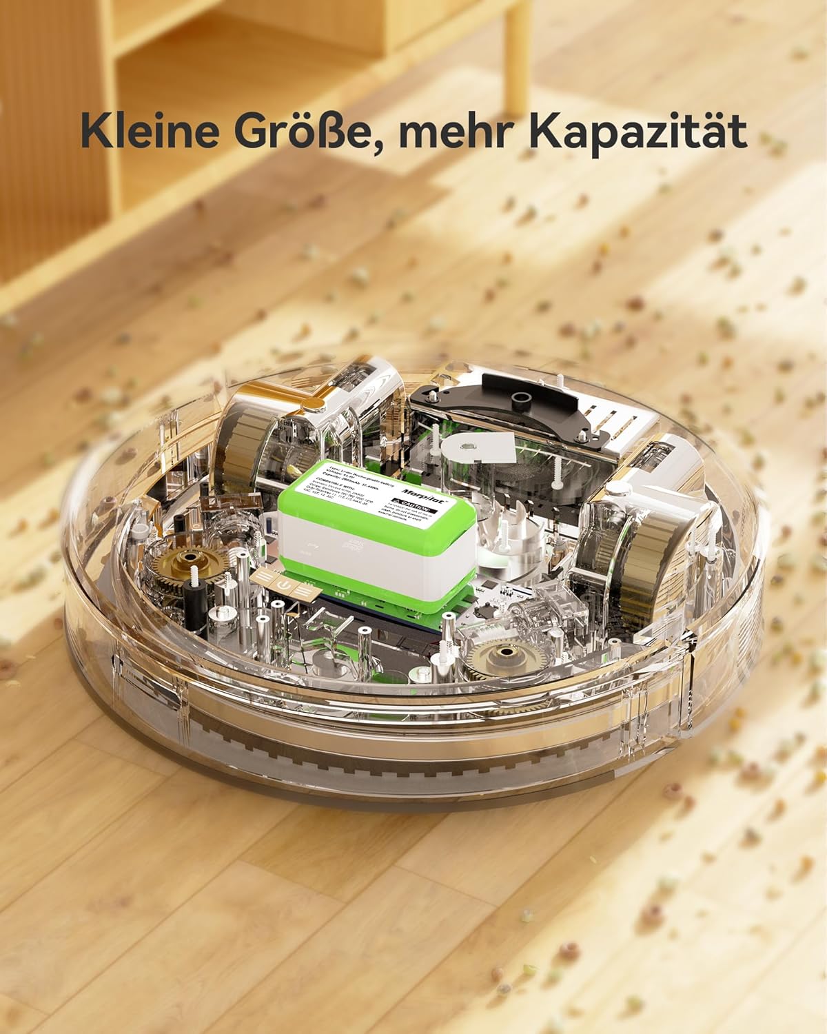 Ersatzakku für eufy RoboVac Modelle mit Schraubendreher, 3200 mAh with Screwdriver