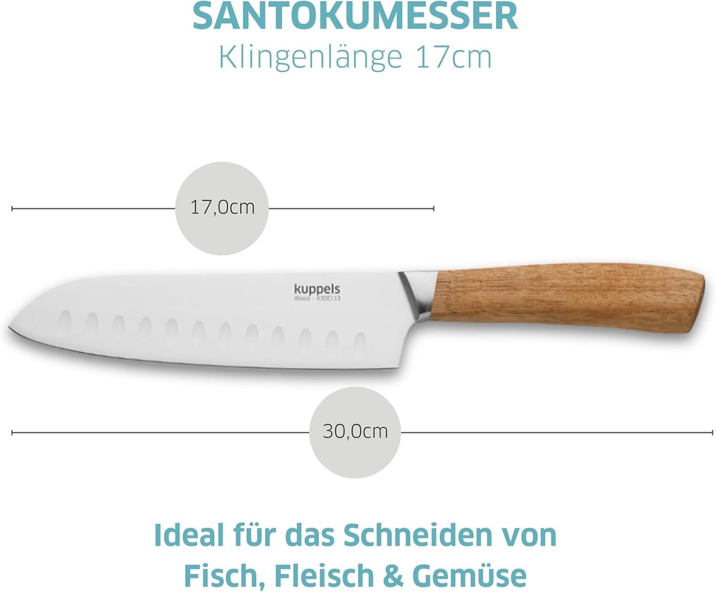 Wood Santokumesser, Santokumesser