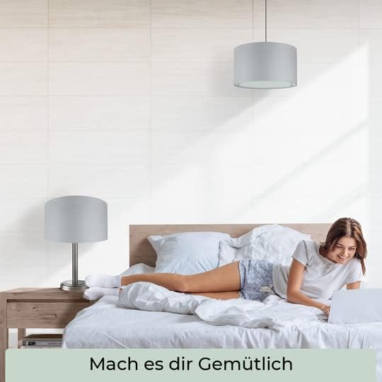 Lampenschirm, Grau Ø25cm | Höhe 17,2cm