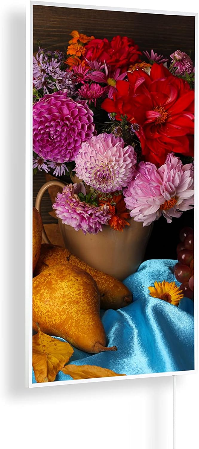 Infarotheitzkörper mit Herbst-Bildmotiv, 800 W B004. Stillleben