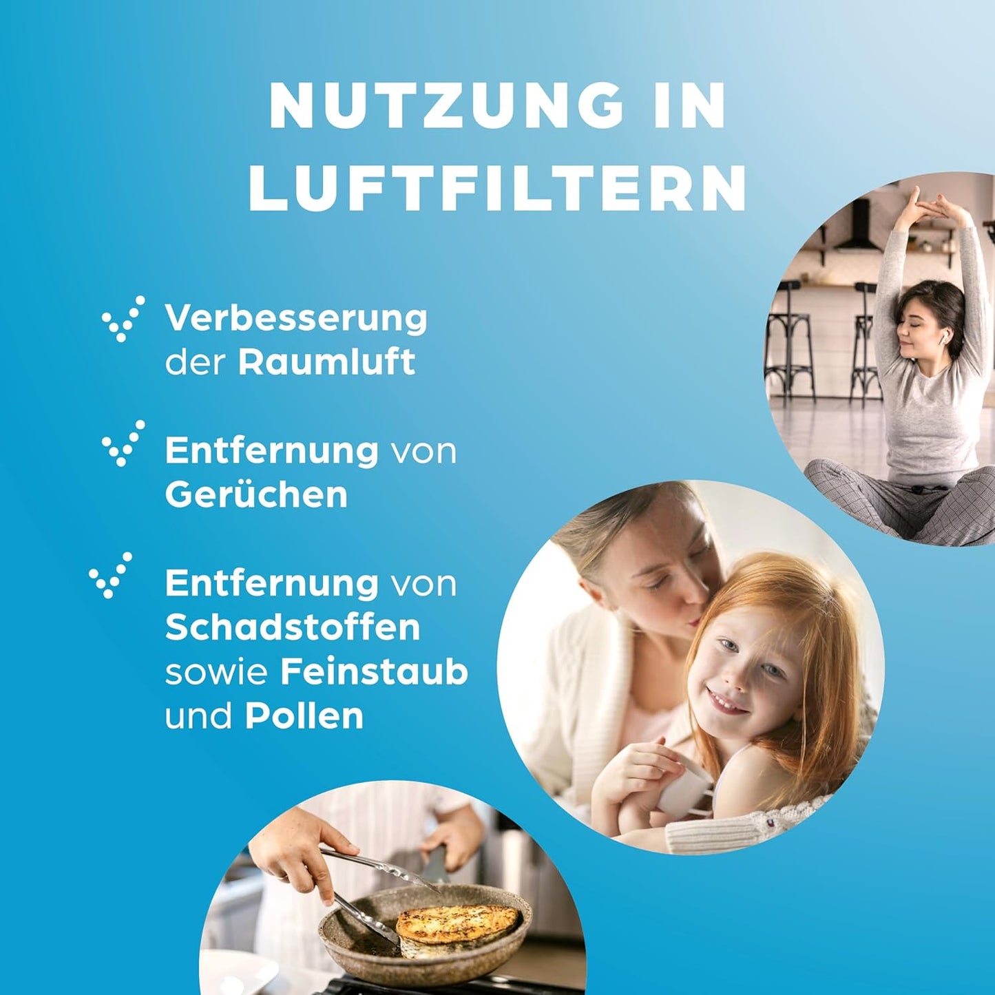 Aktivkohle Pellets für Luftreinigung, Ctc30 20 Liter