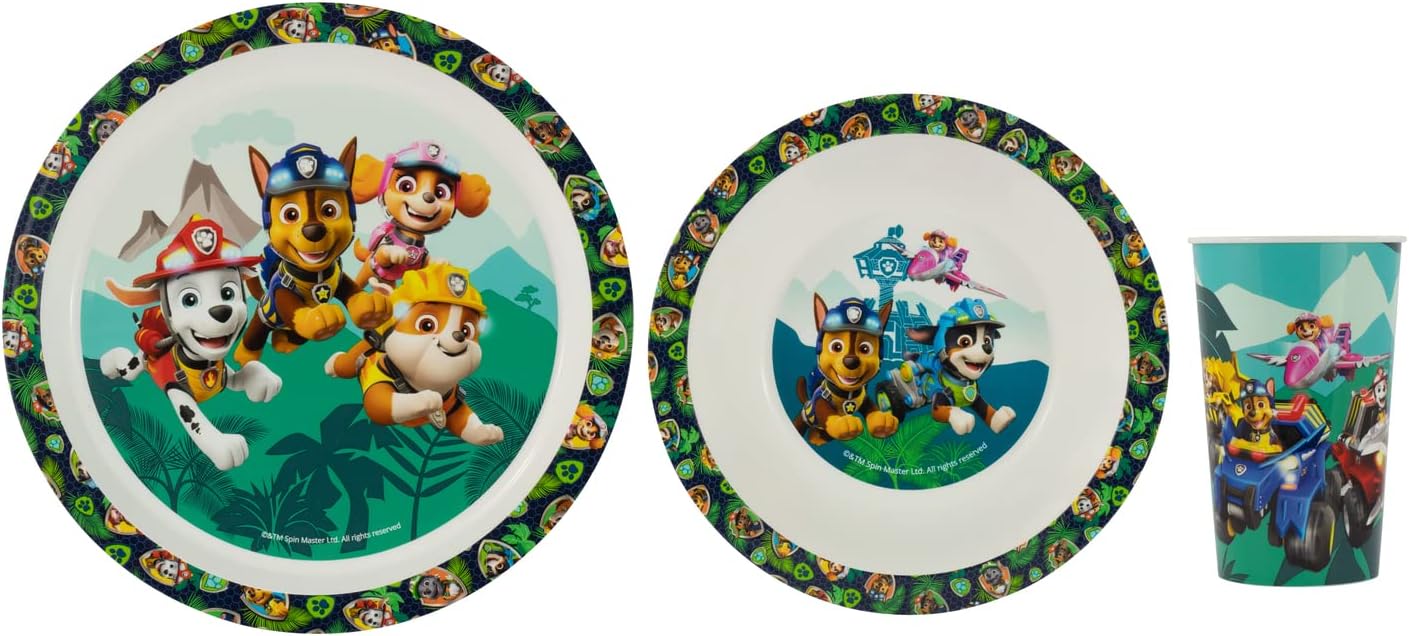P:os 34824 - Dino Rescue Frühstücksset 3-tlg.